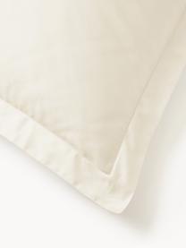 Housse de couette en satin de coton Premium, Beige clair, larg. 200 x long. 200 cm