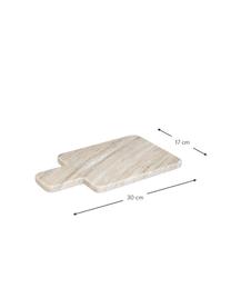 Planche à découper en marbre Adam, 30 x 17 cm, Marbre, Brun, larg. 30 x long. 17 cm