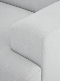 Ecksofa Melva (4-Sitzer), Bezug: 100% Polyester Der hochwe, Gestell: Massives Kiefernholz, FSC, Füße: Kunststoff, Webstoff Hellgrau, B 319 x T 196 cm, Eckteil links