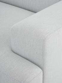 Ecksofa Melva (4-Sitzer), Bezug: 100% Polyester Der hochwe, Gestell: Massives Kiefernholz, Spa, Füße: Kunststoff Dieses Produkt, Webstoff Hellgrau, B 319 x T 196 cm, Eckteil links