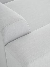 Canapé d'angle 4 places Melva, Tissu gris clair, larg. 319 x prof. 196 cm, méridienne à droite