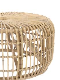 Okrągły stolik kawowy z rattanu Kim, Rattan naturalny, Rattan, Ø 80 x W 35 cm