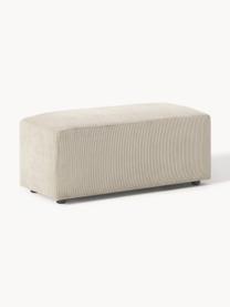 Cord-Hocker Melva, B 99 x T 42 cm, Bezug: Cord (92 % Polyester, 8 %, Gestell: Massives Kiefern- und Fic, Cord Hellbeige, B 99 x T 42 cm