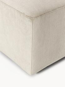 Cord-Hocker Melva, B 99 x T 42 cm, Bezug: Cord (92 % Polyester, 8 %, Gestell: Massives Kiefern- und Fic, Cord Hellbeige, B 99 x T 42 cm