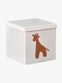 Boîte de rangement Premium, Beige clair, giraffe, larg. 30 x prof. 30 cm