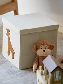 Úložný box Premium, Světle béžová, žirafa, Š 30 cm, H 30 cm