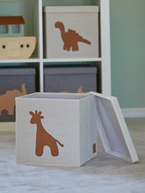 Aufbewahrungsbox Premium, Hellbeige, Giraffe, B 30 x T 30 cm