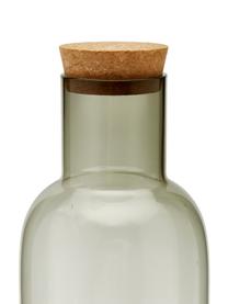 Bottiglia in vetro grigio con tappo in sughero Clearance, 1 L, Grigio trasparente, Alt. 25