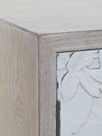 Cómoda de madera de abeto Caty, Patas: madera de abeto, Beige, An 110 x Al 80 cm