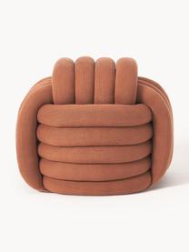 Pouf-nœud Twist, Terracotta, larg. 54 x haut. 45 cm