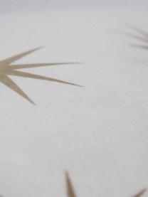 Funda de cojín de terciopelo Stars, Terciopelo de poliéster, Blanco, marrón, An 45 x L 45 cm