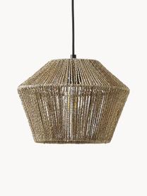 Lampa wisząca z plecionki konopnej Mira, Brązowy, Ø 30 x W 22 cm