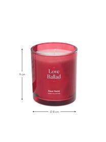 Vonná svíčka Love Ballad (růže, mimóza), Růže, mimóza, Ø 8 cm, V 9 cm