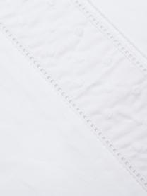 Sábana encimera con bordado Kelly, Algodón
El algodón da una sensación agradable y suave en la piel, absorbe bien la humedad y es adecuado para personas alérgicas, Blanco, Cama 180/200 cm (250 x 280 cm)