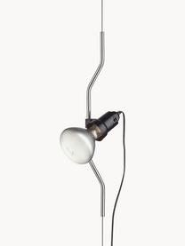 Lampa wisząca Parentesi, Stal powlekana, Odcienie srebrnego, Ø 11 x W 61 cm