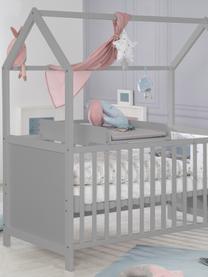 Výškovo nastaviteľná detská posteľ v tvare domčeka Style, rôzne veľkosti, Sivá, Š 60 x D 120 cm