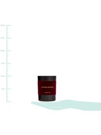 Vela perfumada Levres Rouges (almizcle y vainilla), Recipiente: vidrio, flocado, Negro, rojo, Ø 8 x Al 10 cm