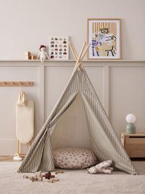 Tenda teepee per bambini Kid's Base, Rivestimento: 100% cotone, Struttura: legno di pino Questo prod, Bianco latte, Larg. 100 x Alt. 140 cm