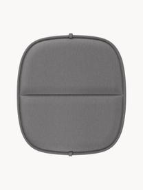 Cojín de asiento para exterior Hiray, Tapizado: 50% poliacrílico, 45% pol, Gris oscuro, An 43 x L 47 cm