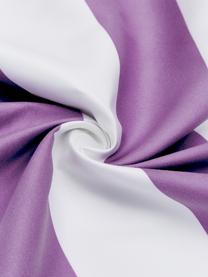 Serviette de plage en microfibre Cabana, à séchage rapide, Lilas, blanc