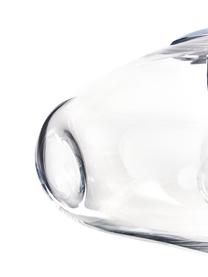 Pendelleuchte Amora, Lampenschirm: Glas, Baldachin: Metall, gebürstet, Transparent, Chromfarben, Ø 35 x H 20 cm
