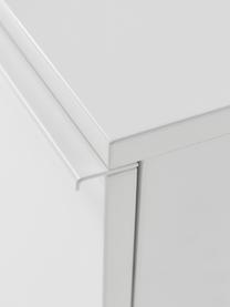 Credenza bassa in legno Elona, Bianco, Larg. 180 x Alt. 55 cm