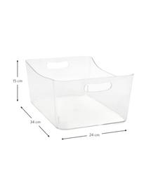 Skladovací box Laga, Umělá hmota, Transparentní, Š 34 cm