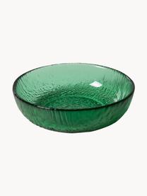 Dipschalen The Emeralds van glas, 2 stuks, Glas, Groen, transparant, Ø 13