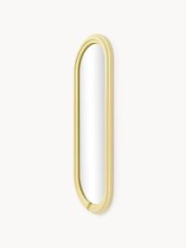 Espejo ovalado de cuerpo entero Mael, Espejo: espejo de cristal, Amarillo claro, An 50 x Al 140 cm
