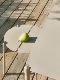 Tabouret de jardin de métal Novo, Acier, enduit, Beige clair, Ø 24 cm