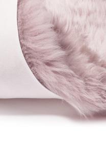 Pelle di pecora liscia Oslo, Retro: 100% pelle rivestita senz, Rosa, Larg. 60 x Lung. 90 cm