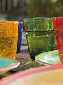 Ručne fúkané poháre na vodu Cancun, 6 ks, Viac farieb