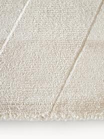 Tapis en viscose tissé main Alice, 100 % viscose, Blanc crème, larg. 120 x long. 180 cm (taille S)