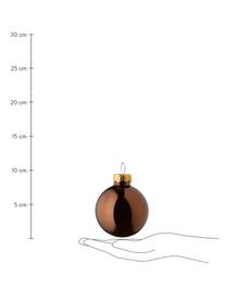 Boule de Noël Evergreen Ø 8 cm, 6 élém., Brun foncé