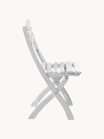 Chaise de jardin pliable en acajou Clarish, Acajou, laqué
Certifié V-Legal, Blanc, larg. 45 x prof. 45 cm