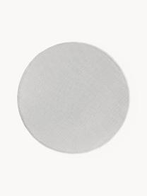 Tapis rond d'extérieur Toronto, 100 % polypropylène, Gris, Ø 120 cm (taille S)