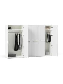Modularer Drehtürenschrank Charlotte, 300 cm Breite, mehrere Varianten, Korpus: Spanplatte, FSC-zertifizi, Weiß, Classic Interior, B 300 x H 236 cm