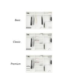 Modularer Drehtürenschrank Charlotte, 300 cm Breite, mehrere Varianten, Korpus: Spanplatte, FSC-zertifizi, Weiß, Classic Interior, B 300 x H 236 cm