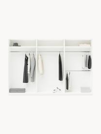 Armario modular Charlotte, 6 puertas (300 cm), diferentes variantes, Estructura: tablero aglomerado revest, Blanco, Interior Basic (An 300 x Al 200 cm)