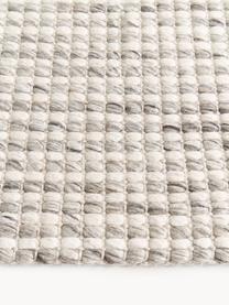 Tapis en laine à poils courts tissé à la main Rumi, Tons beiges, larg. 80 x long. 150 cm (taille XS)
