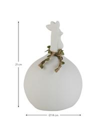 Deko-Objekt Chicken, Steingut, Weiß, Ø 14 x H 21 cm