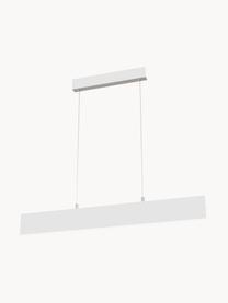 Lampada a sospensione grande a LED Step, Paralume: metallo rivestito, Struttura: metallo rivestito, Baldacchino: metallo rivestito, Bianco, argentato, Larg. 91 x Alt. 20 cm