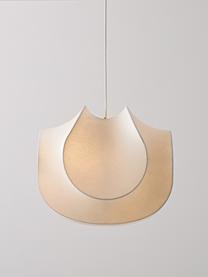 Lámpara de techo Pearl, Pantalla: plástico con aspecto de s, Anclaje: metal con pintura en polv, Cable: cubierto en tela, Blanco mate, An 50 x Al 45 cm