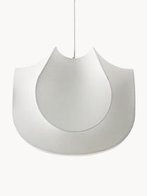 Lámpara de techo Pearl, Pantalla: plástico con aspecto de s, Anclaje: metal con pintura en polv, Cable: cubierto en tela, Blanco mate, An 50 x Al 45 cm