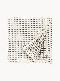 Spültücher Stirly aus Baumwolle, 3 Stück, 100 % Baumwolle, Off White, Schwarz, B 32 x L 32 cm