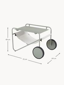 Tuinbijzettafel Poul, Saliegroen, B 72 x D 44 cm