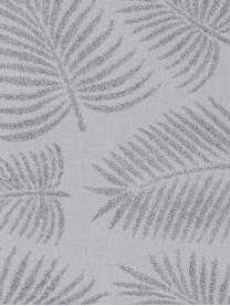 Serviette de plage Capri Palm Leaves, Gris argent