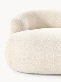 Fauteuil lounge bouclé XL Sofia, Bouclé blanc cassé, larg. 140 x prof. 140 cm