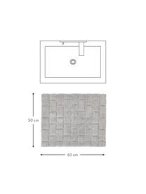 Fluffy badmat Metro in grijs, 100% katoen
Zware kwaliteit, 1900 g/m², Grijs, B 50 x L 60 cm