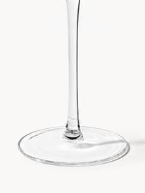 Copas de vino sopladas artesanalmente Swirl, 4 uds., Vidrio, Transparente, Ø 9 x Al 23 cm, 360 ml